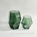 large square square vase glass with thick bottom